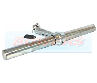 9" "T" Stainless Badge Bar