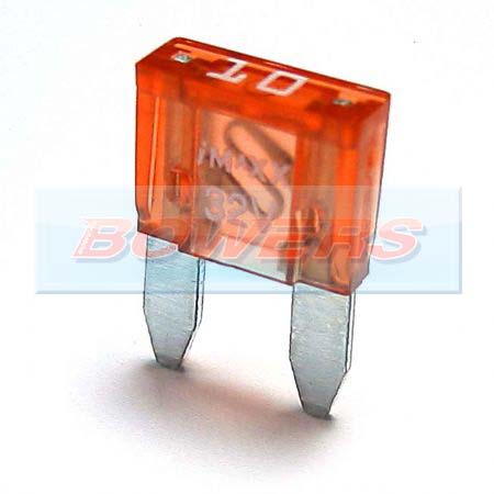 Mini Blade Fuse 10 Pack 10amp Red