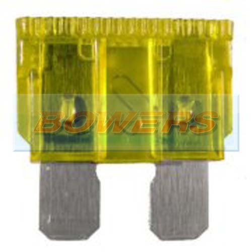 Standard Blade Fuse 10 Pack 20amp Yellow