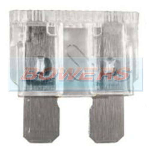 Standard Blade Fuse 10 Pack 25amp Clear