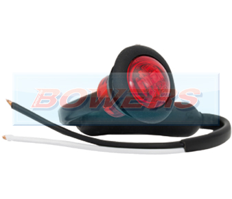 Red LED Button Marker Lamp