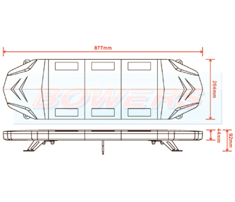 LED Light Bar BOW9992102 Schematic