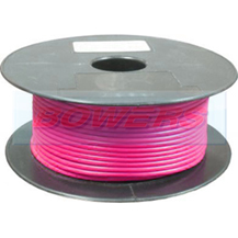 Thin Wall Pink Single Core Cable 16/0.20mm 0.5mm² 100m Roll