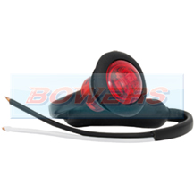 12v/24v Small Round Red LED Button Marker Lamp/Light