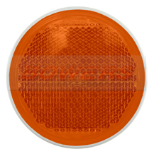 Jokon Amber/Orange 85mm Round Stick On Side Reflector