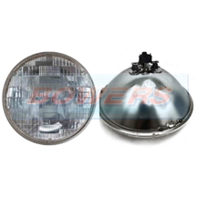 5 3/4" 5.75" Genuine Sealed Beam Classic Car 3 Pin Double Filament Headlight/Headlamp (Without Pilot)