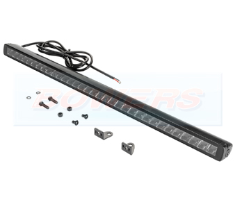 Hella Black Magic 32" Slim Single Row LED Light Bar 1FJ358176311 Contents