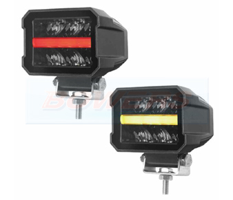 LED Work Light With Amber or Red Position Lights