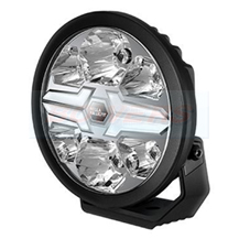 Hella Blade 7" Inch Black LED Round Spot Light + White or Amber Position Lights