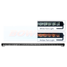 40" Inch LED Light Bar With White or Amber DRL Position Side Light