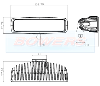 Durite 0-420-15 Work Light/Warning Light Schematic