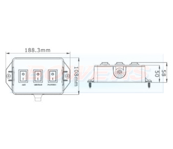 Durite 0-443-98 Switch Panel Schematic