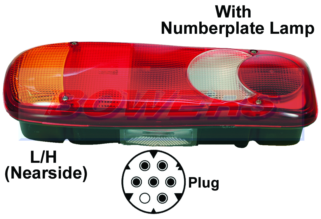 Genuine Vignal 152170 LC5 Rear Combination Tail Lamp/Light Unit For DAF LF Nissan  Cabstar Renault Premium Volvo FE FL - H Bowers