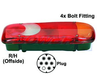 Vignal LC5 153280 Citroen Fiat Peugeot Tipper RH Rear Light