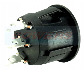 12v LED Round Rocker Switch Rear