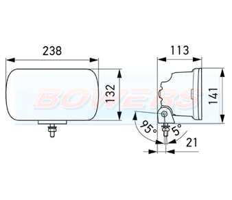 Hella Jumbo 320 LED Spotlight Schematic