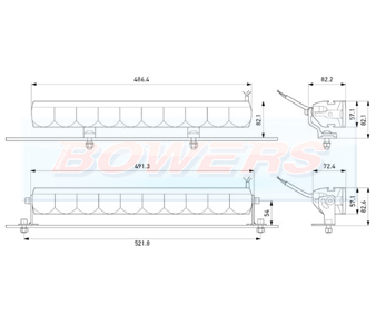 Hella LBE 480 Light Bar Schematic