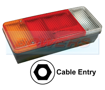 Sim 3121 Rear Nearside Combination Tail Lamp Light Unit For Iveco Daily, Fiat Ducato Tipper, Eurocargo