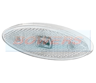 Sim 3158 White Front LED Marker Light