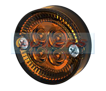 SIM 3194 Round LED Amber Side Marker Light