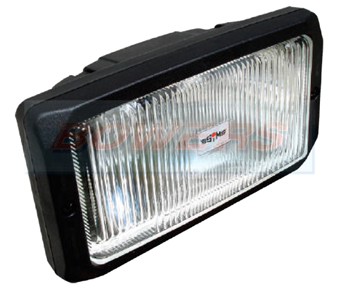 Sim 3225 9.5" Rectangular Fog Lamp/Light With Side/Position Light