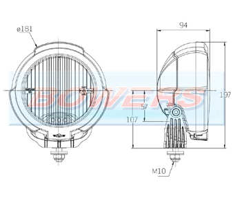 Sim 3229 Round Driving Light Schematic