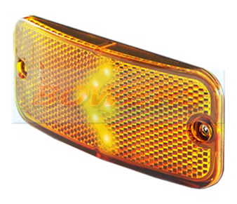 Sim 3301 LED Amber Arrow Design Marker Light