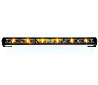 LED33491189 Ledson REX+ 20.5 Inch LED Light Bar Amber On