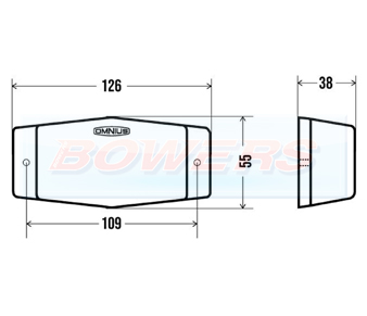 Ominus LED Double Burner Marker Light Schematic