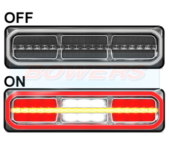 Led Autolamps 3854FWARMC LED Rear Combination Light