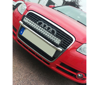 LED630102 Chromed LED Light Bar No Plate Bracket Audi