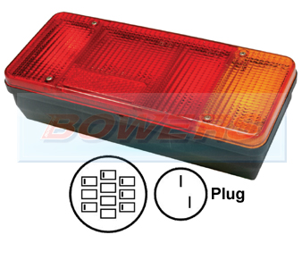 Rear Offside Combination Tail Lamp Light Unit For Iveco Daily Tipper and Eurocargo