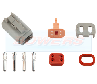 4 Way Female Deutsch DT Series Connector Plug