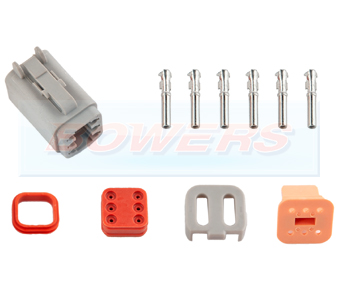 6 Way Female Deutsch DT Series Connector Plug