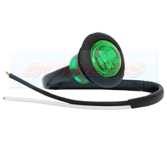Green LED Button Marker Lamp 12v