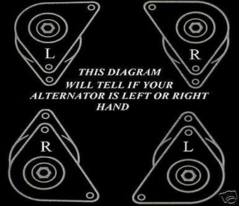 A127 Alternator Left/Right Diagram