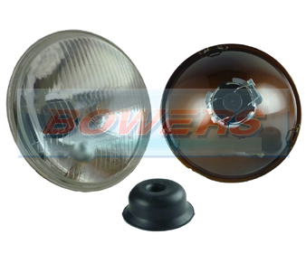 7" Domed Lens H4 Headlight (Without Pilot)