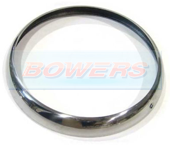 Screw On Chrome 7 Inch Headlight Trim