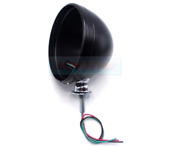 Black 7 Inch Headlight Shell Bowl