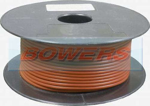 Brown Single Core Cable 14/0.30mm 1.0mm² 50m Roll BOW9070000NN