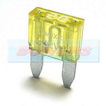 Mini Blade Fuse 10 Pack 20amp Yellow