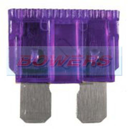 Standard Blade Fuse 10 Pack 3amp Purple