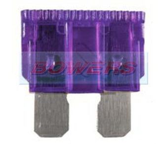 Standard Blade Fuse 10pk 3amp Purple BOW9071003.03
