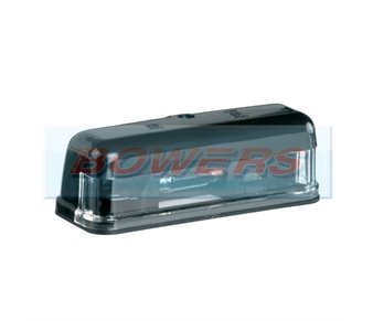 Black Oblong/Rectangular Number Plate Lamp/Light For Classic Cars (Mini/Land Rover Defender) BOW9989168B