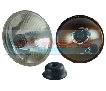 7" Domed Lens H4 Headlight