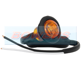 Amber LED Button Marker Lamp