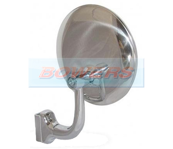 4" Clamp On Quarter Light Mirror