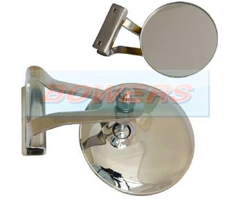 3" Clamp On Quarter Light Mirror (Mini)