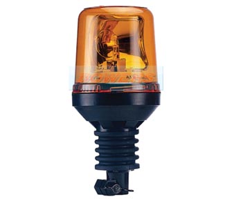 Flexi DIN Mount Rotating Halogen Amber Beacon