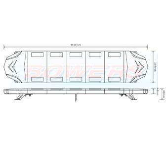 LED Light Bar BOW9992103 Schematic